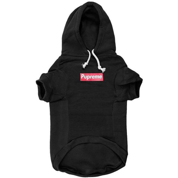 Pupreme Box Logo Hoodie Dog Clothing Fresh Pawz