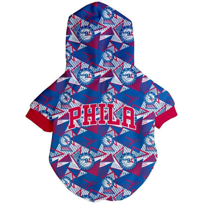 Philadelphia 76ers x Fresh Pawz - Hardwood Hoodie | Dog Clothing