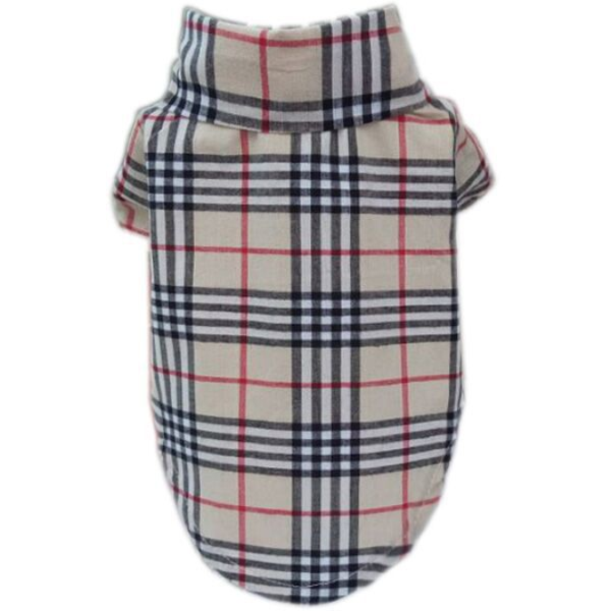 Furberry Checkered Button Up | Dog Clothing