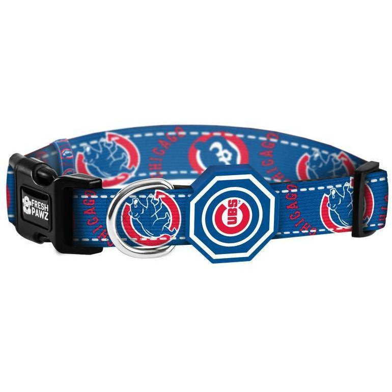 Chicago Cubs x Fresh Pawz | Collar - Blue - L