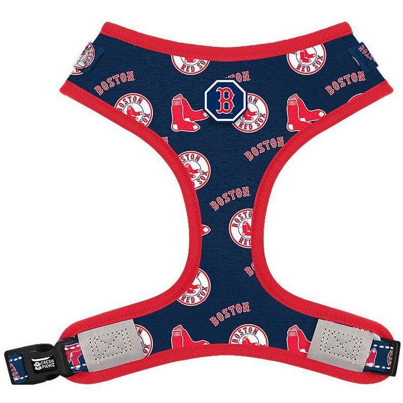 Boston Red Sox x Fresh Pawz Adjustable Mesh Harness Fresh Pawz