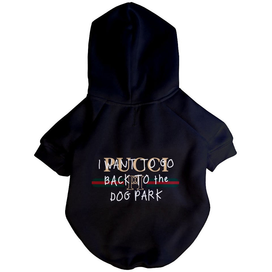 Pucci Dog Park Hoodie | Dog Clothing