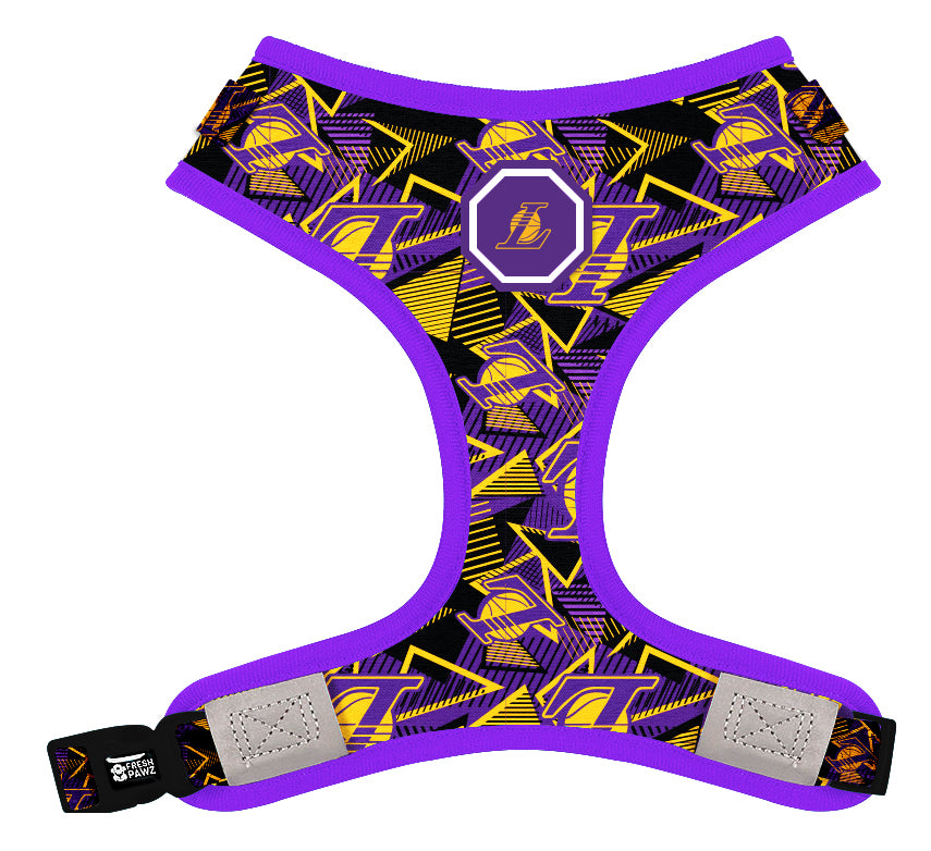 Los Angeles Lakers x Fresh Pawz - Hardwood | Adjustable Mesh Harness